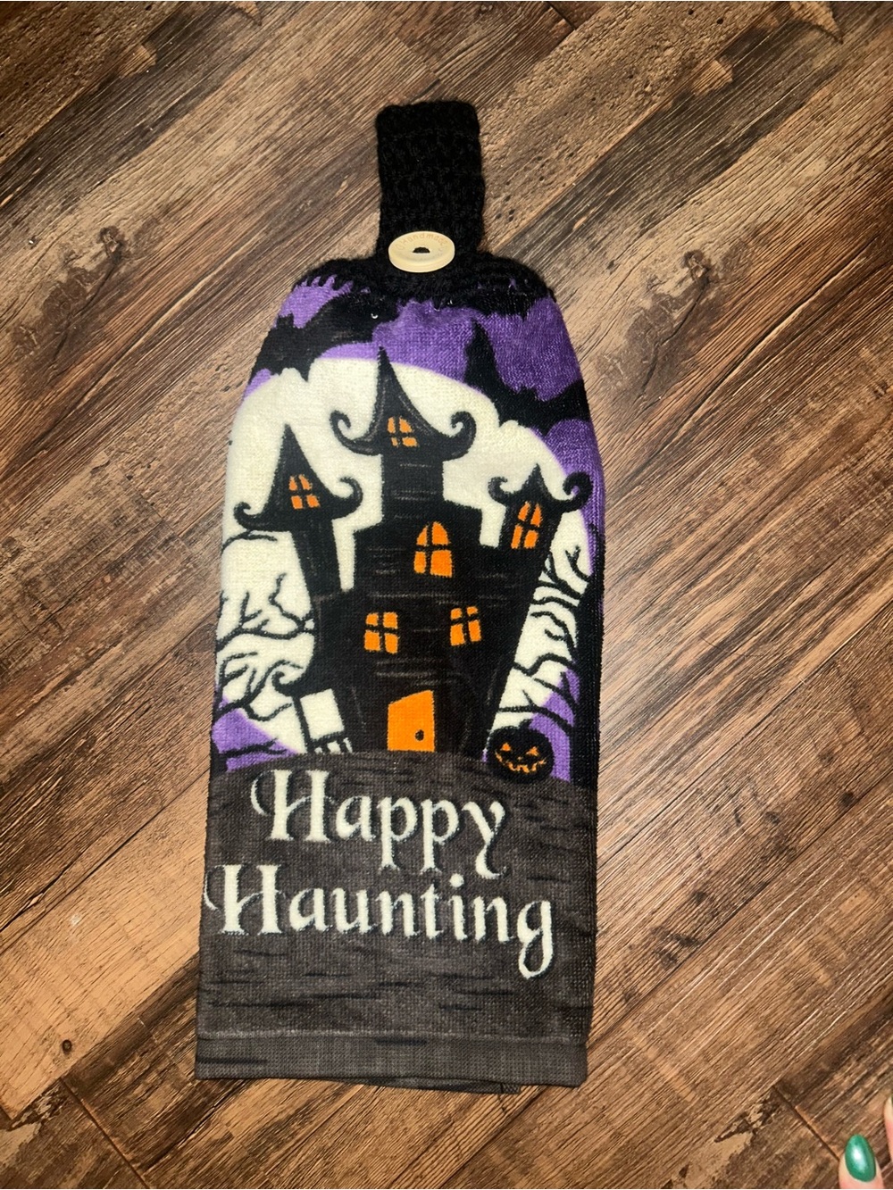 Happy Haunting Halloween Hanging Towel